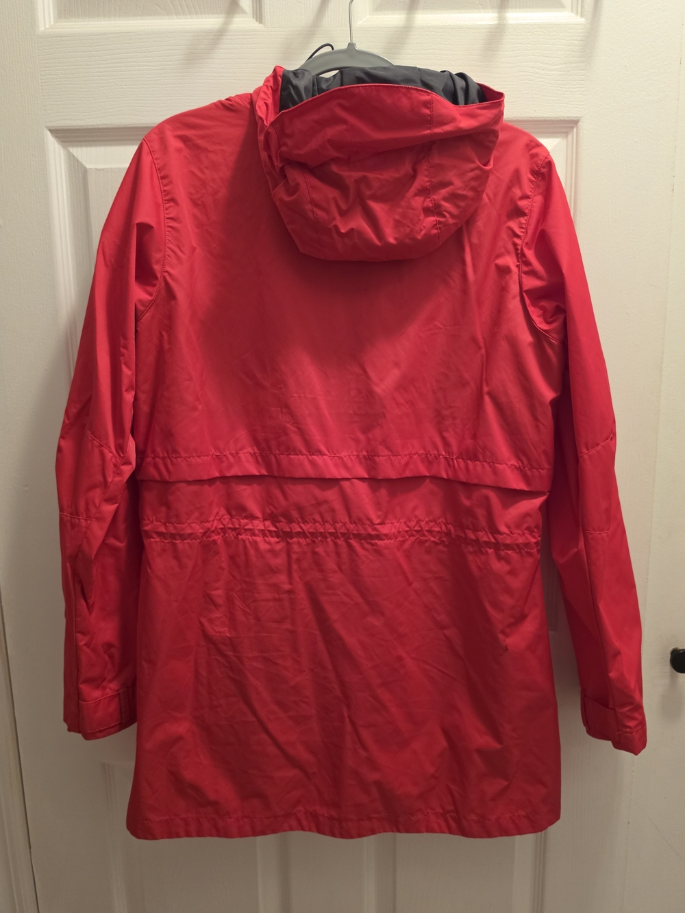Columbia Women’s Bright Red/Pink Hooded Trench Water Resistent Jacket - Picture 2 of 2